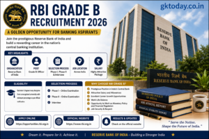 RBI Grade B 2026 Recruitment – A Golden Opportunity for Banking Aspirants